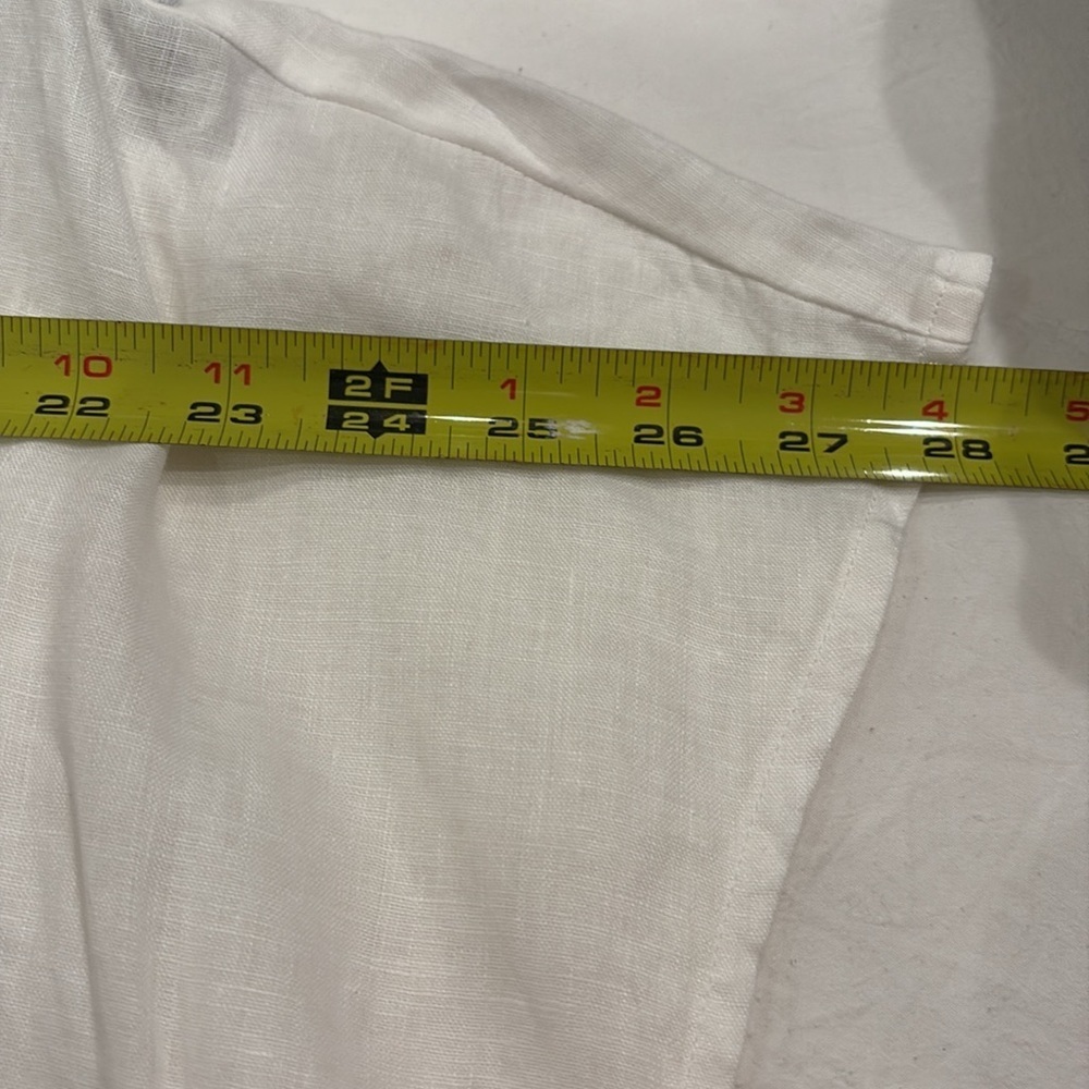 NEW J Crew 100% Linen Beach Coverup - Picture 6 of 7